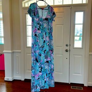 Lilly Pulitzer—Wynne Maxi Tshirt dress. NWOT. Size L